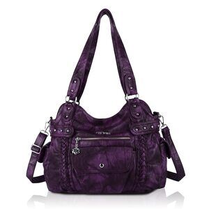 6536 Handbags Soft PU Leather Large Hobo Bags Top Handle Satchel Shoulder
